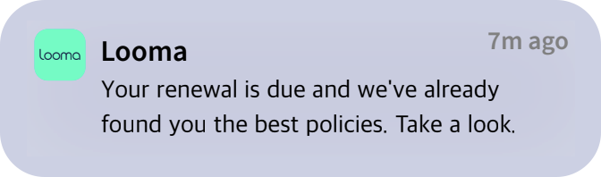 Looma anomaly notification