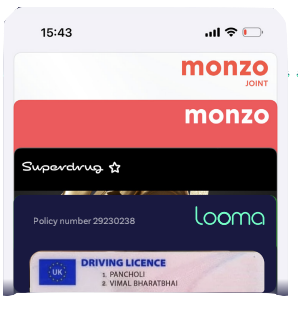 Digital wallet with policy and licence